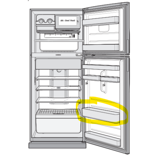 Samsung -Refrigerator GUARD-BOTTLE Spare Replacement Parts from samsungparts.nz