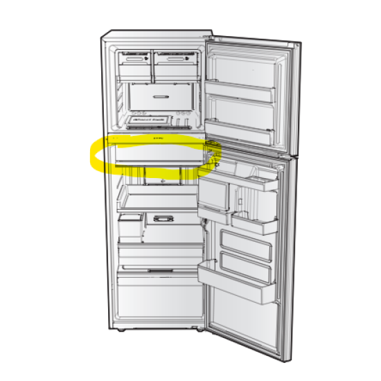 Samsung -Refrigerator COVER-CHILLED ROOM Spare Replacement Parts from samsungparts.nz