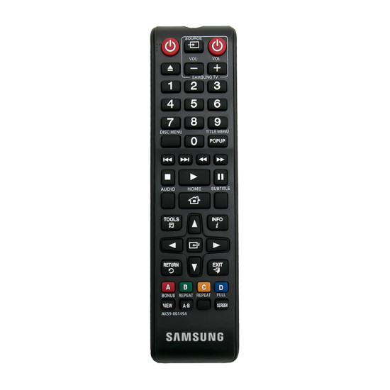 Samsung -Blu-Ray Remote Control Spare Replacement Parts from samsungparts.nz