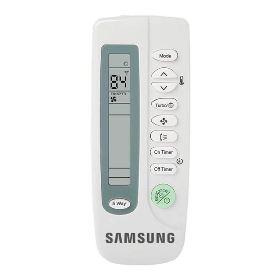 Samsung Heat Pumps-Air Conditioner Remote Control Spare Replacement Parts from samsungparts.nz