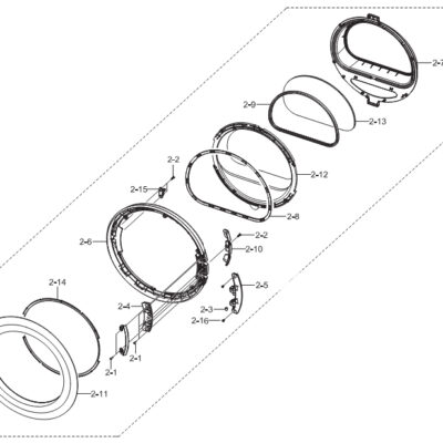 DC97-20625A | Dryer Door